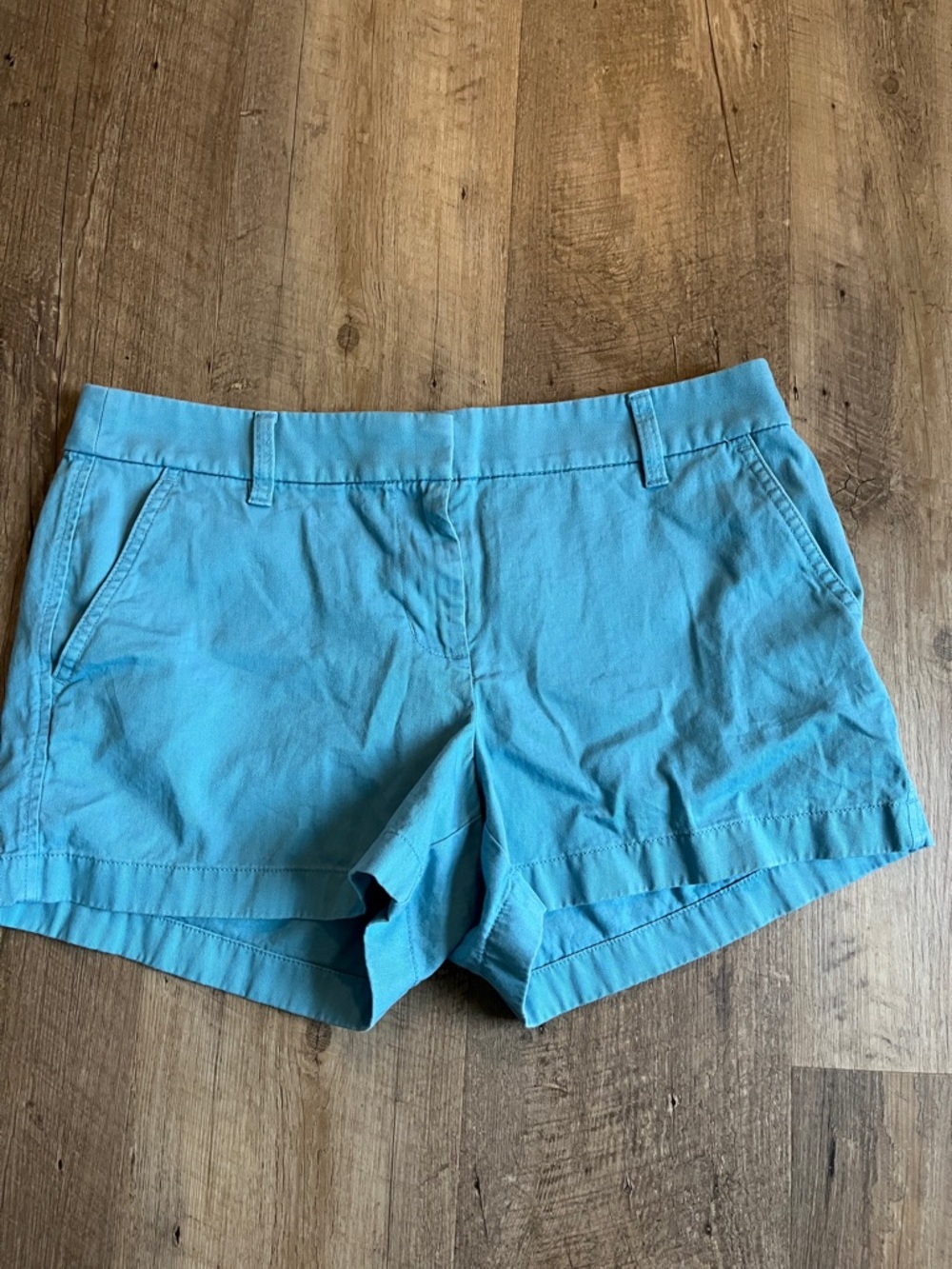 J. Crew blue green midi Shorts
